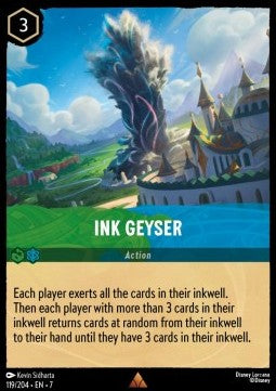 Ink Geyser [7ARI-119] (Archazia's Island) (Rare)