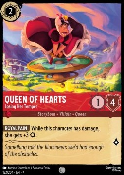 Queen of Hearts - Losing Her Temper [7ARI-122] (Archazia's Island) (Common)