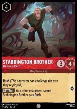 Stabbington Brother - Without a Patch [7ARI-125] (Archazia's Island) (Common)