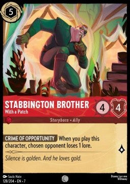 Stabbington Brother - With a Patch [7ARI-128] (Archazia's Island) (Common)