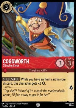 Cogsworth - Climbing Clock [7ARI-130] (Archazia's Island) (Common)