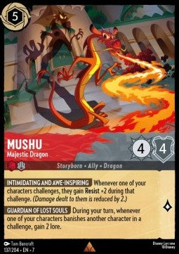 Mushu - Majestic Dragon [7ARI-137] (Archazia's Island) (Rare)