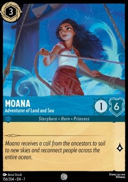 Moana - Adventurer of Land and Sea [7ARI-156] (Archazia's Island) (Common)
