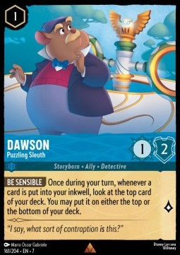 Dawson - Puzzling Sleuth [7ARI-161] (Archazia's Island) (Rare)