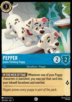Pepper - Quick‐Thinking Puppy [7ARI-167] (Archazia's Island) (Common)