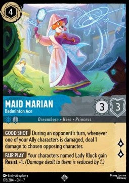 Maid Marian - Badminton Ace [7ARI-176] (Archazia's Island) (Super Rare)