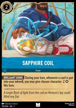 Sapphire Coil [7ARI-179] (Archazia's Island) (Uncommon)