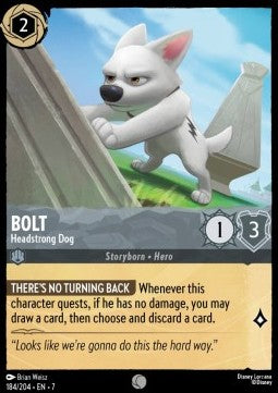 Bolt - Headstrong Dog [7ARI-184] (Archazia's Island) (Common)