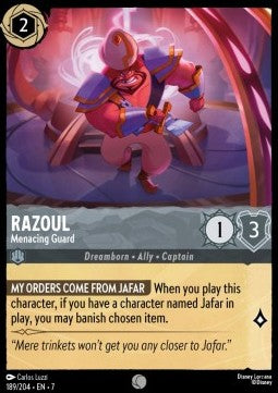 Razoul - Menacing Guard [7ARI-189] (Archazia's Island) (Common)