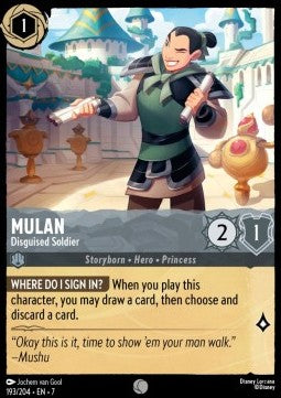 Mulan - Disguised Soldier [7ARI-193] (Archazia's Island) (Common)