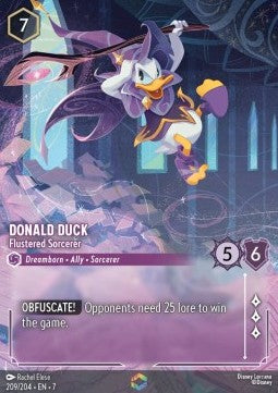 Donald Duck - Flustered Sorcerer (V.2) [7ARI-209] (Archazia's Island) (Enchanted)