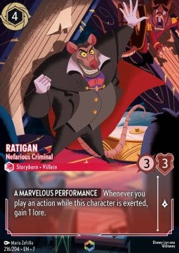 Ratigan - Nefarious Criminal (V.2) [7ARI-216] (Archazia's Island) (Enchanted)