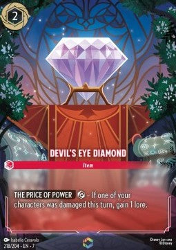 Devil's Eye Diamond (V.2) [7ARI-218] (Archazia's Island) (Enchanted)