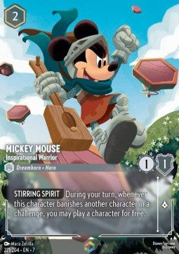 Mickey Mouse - Inspirational Warrior (V.2) [7ARI-221] (Archazia's Island) (Enchanted)