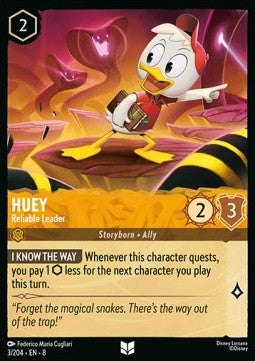 Huey - Reliable Leader (V.1) [8JAF-3] (Reign of Jafar) (Uncommon)