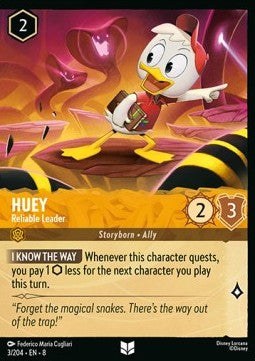 Huey - Reliable Leader (V.2) [8JAF-3] (Reign of Jafar) (Uncommon)