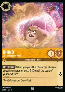 Rhino - One-Sixteenth Wolf [8JAF-15] (Reign of Jafar) (Common)