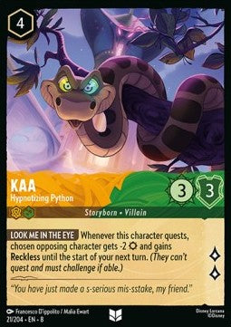 Kaa - Hypnotizing Python [8JAF-21] (Reign of Jafar) (Uncommon)