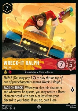 Wreck-It Ralph - Big Lug (V.1) [8JAF-24] (Reign of Jafar) (Super Rare)