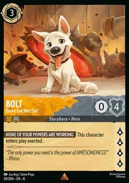 Bolt - Down but Not Out [8JAF-29] (Reign of Jafar) (Rare)