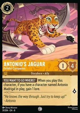 Antonio's Jaguar - Faithful Companion [8JAF-31] (Reign of Jafar) (Common)