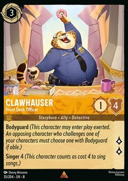 Clawhauser - Front Desk Officer [8JAF-35] (Reign of Jafar) (Rare)