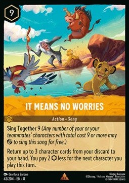 It Means No Worries (V.1) [8JAF-42] (Reign of Jafar) (Rare)