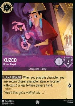 Kuzco - Bored Royal [8JAF-53] (Reign of Jafar) (Common)