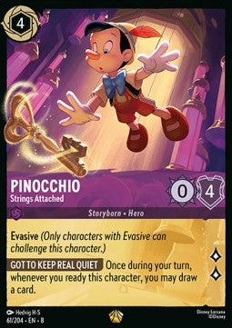 Pinocchio - Strings Attached (V.1) [8JAF-61] (Reign of Jafar) (Legendary)