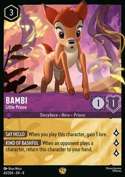 Bambi - Little Prince (V.1) [8JAF-63] (Reign of Jafar) (Legendary)