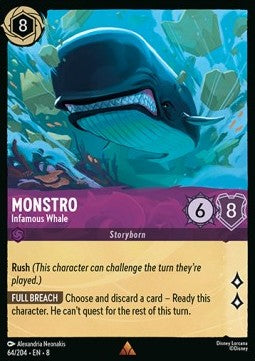 Monstro - Infamous Whale [8JAF-64] (Reign of Jafar) (Rare)