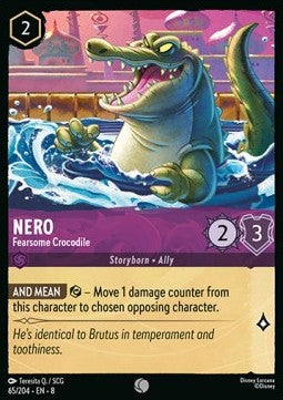 Nero - Fearsome Crocodile (V.1) [8JAF-65] (Reign of Jafar) (Common)
