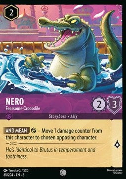 Nero - Fearsome Crocodile (V.2) [8JAF-65] (Reign of Jafar) (Common)