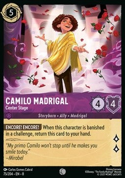 Camilo Madrigal - Center Stage [8JAF-75] (Reign of Jafar) (Common)