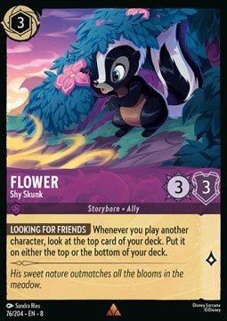 Flower - Shy Skunk [8JAF-76] (Reign of Jafar) (Rare)