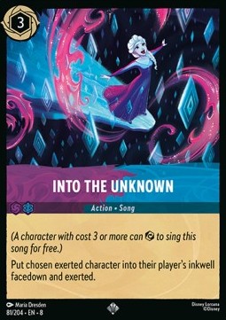 Into the Unknown (V.1) [8JAF-81] (Reign of Jafar) (Super Rare)