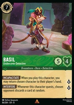 Basil - Undercover Detective [8JAF-86] (Reign of Jafar) (Rare)