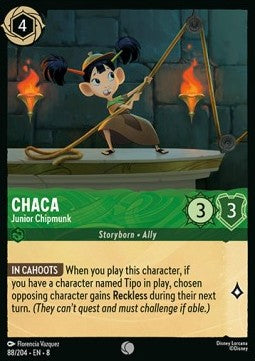 Chaca - Junior Chipmunk [8JAF-88] (Reign of Jafar) (Common)