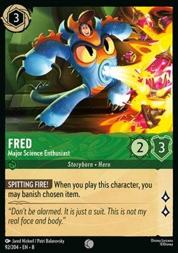 Fred - Major Science Enthusiast [8JAF-92] (Reign of Jafar) (Common)