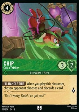 Chip - Quick Thinker [8JAF-97] (Reign of Jafar) (Uncommon)