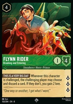 Flynn Rider - Breaking and Entering [8JAF-102] (Reign of Jafar) (Super Rare)