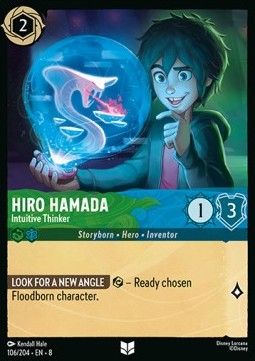 Hiro Hamada - Intuitive Thinker [8JAF-106] (Reign of Jafar) (Uncommon)