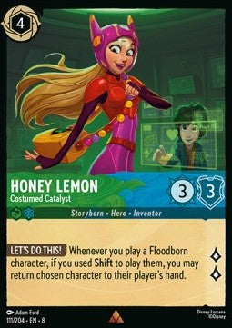 Honey Lemon - Costumed Catalyst [8JAF-111] (Reign of Jafar) (Rare)