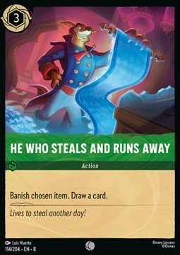 He Who Steals and Runs Away [8JAF-114] (Reign of Jafar) (Common)