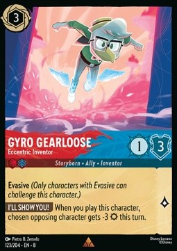 Gyro Gearloose - Eccentric Inventor [8JAF-123] (Reign of Jafar) (Rare)