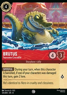 Brutus - Fearsome Crocodile (V.2) [8JAF-125] (Reign of Jafar) (Common)