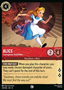 Alice - Courageous Keyholder [8JAF-127] (Reign of Jafar) (Common)