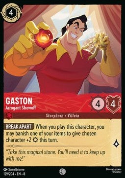 Gaston - Arrogant Showoff [8JAF-129] (Reign of Jafar) (Common)