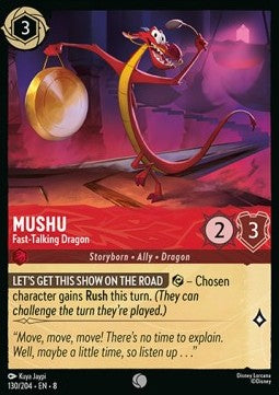 Mushu - Fast-Talking Dragon [8JAF-130] (Reign of Jafar) (Common)