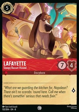 Lafayette - Sleepy Basset Hound [8JAF-132] (Reign of Jafar) (Common)